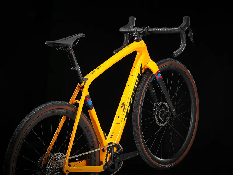 TREK Checkpoint SLR 6 AXS Gravel Bike in Marigold and Nautical Navy-1